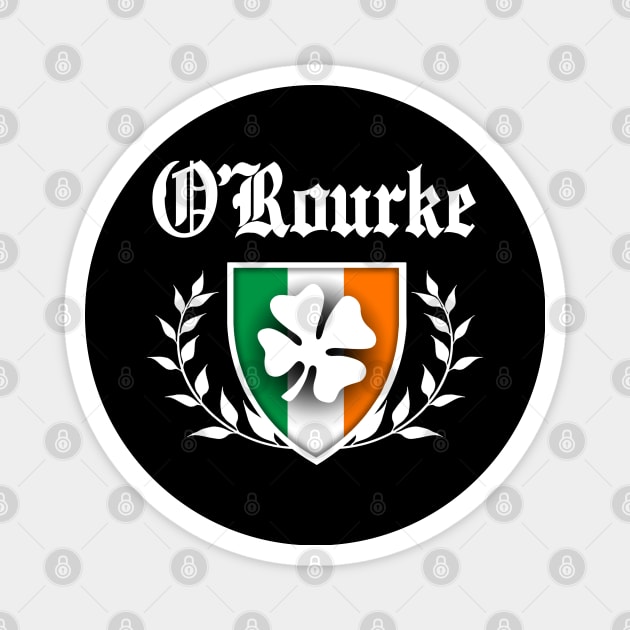O'Rourke Shamrock Crest Magnet by robotface